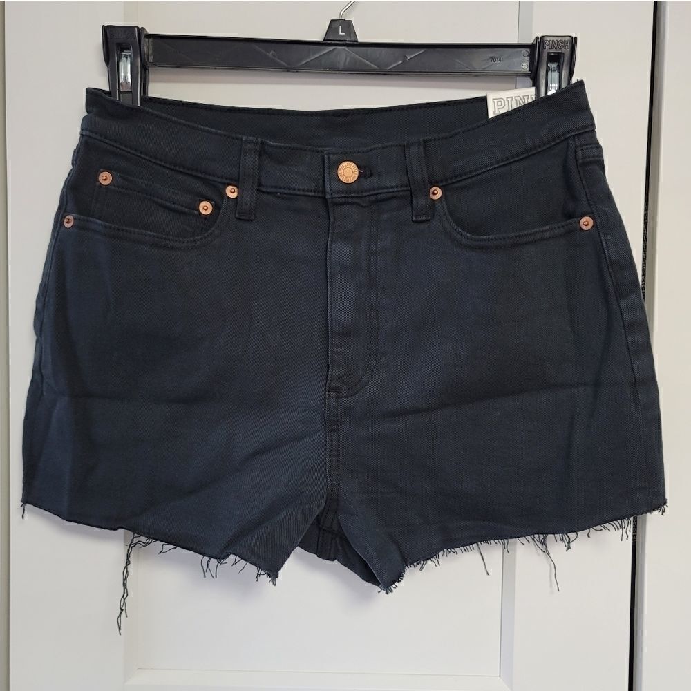 Pink Victoria secret high waisted cut off…
